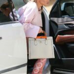 Jennifer Lopez in a Pink Cropped Sweatshirt Was Seen Out in Los Angeles 06/03/2022