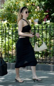 Julianne Hough in a Black Dress