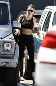 Kendall Jenner in a Black Top