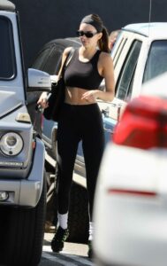 Kendall Jenner in a Black Top
