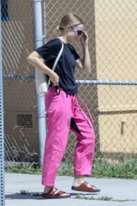 Kristen Bell in a Pink Pants