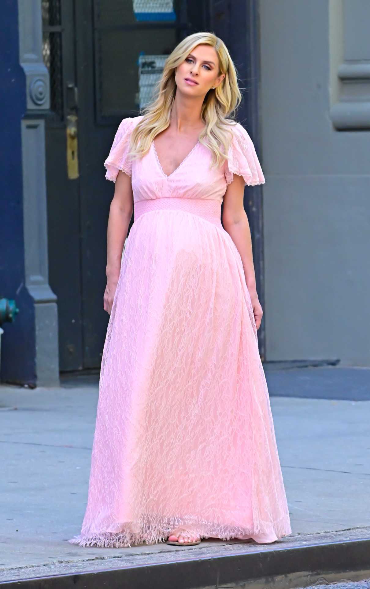 Nicky Hilton in a Pink Dress