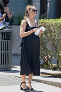 Ashley Greene in a Black Dress
