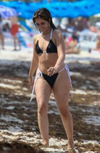 Camila Cabello in a Black Bikini