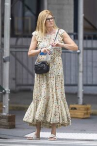 Connie Britton in a Floral Dress