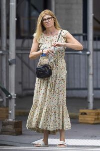 Connie Britton in a Floral Dress