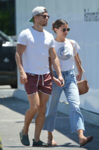 Hayley Erbert in a White Tee