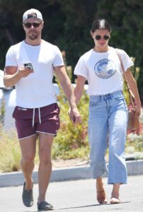 Hayley Erbert in a White Tee