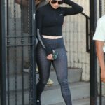 Jennifer Lopez in a Black Sneakers Leaves a Dance Studio in Los Angeles 07/18/2022