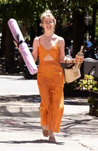 Julianne Hough in an Orange Dress
