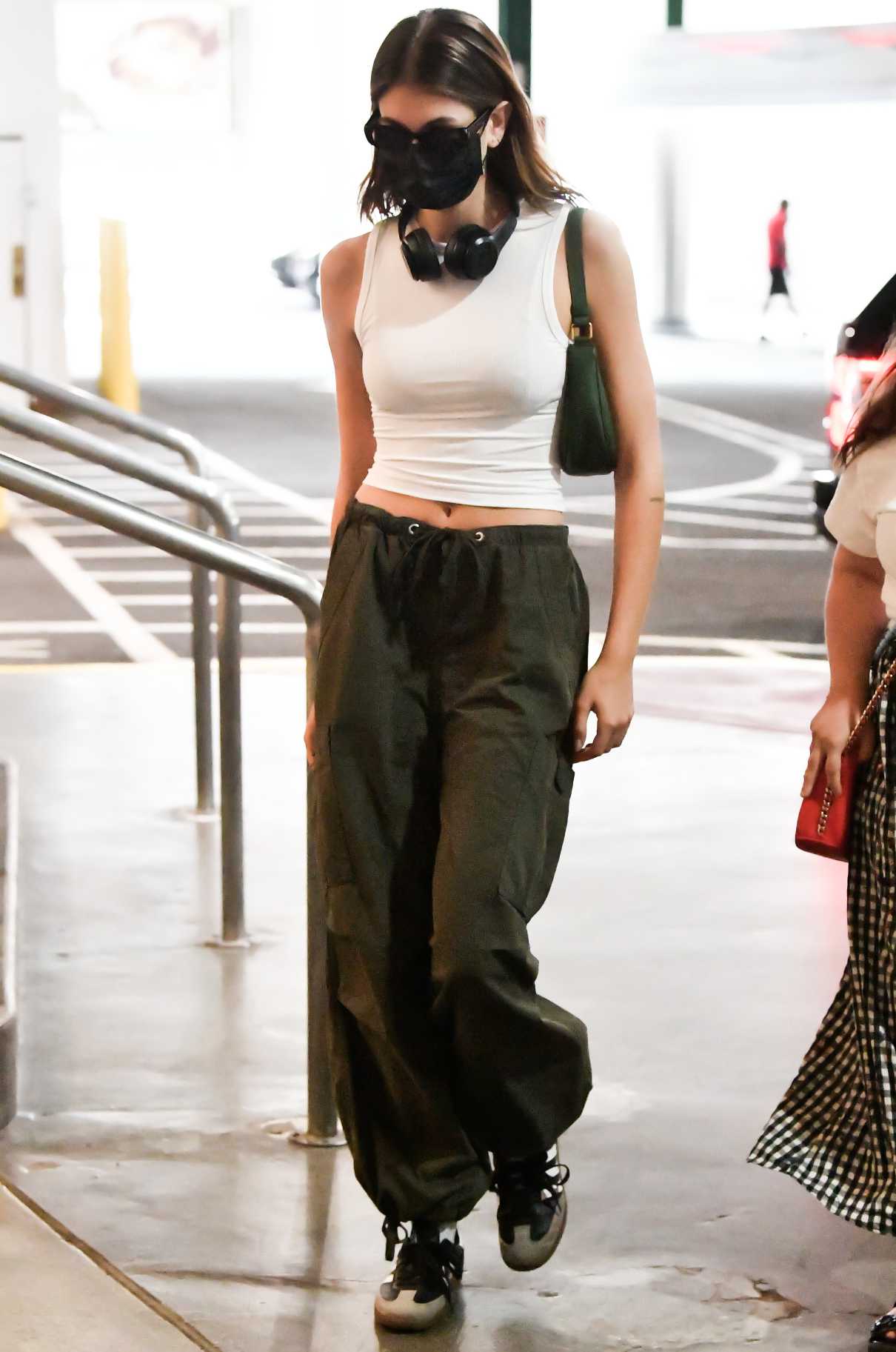 Kaia Gerber in a White Top