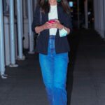 Katie Holmes in a Black Blazer Was Seen Out in New York 07/22/2022