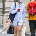 Katie Holmes in a Protective Mask Was Seen Out in NYC 07/01/2022