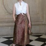 Thomasin McKenzie Attends the Christian Dior Haute Couture Fall Winter Fashion Show During 2022 Paris Fashion Week in Paris 07/04/2022