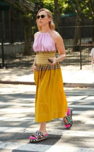 Tommy Dorfman in a Yellow Skirt