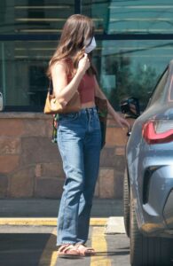 Alison Brie in a Red Top