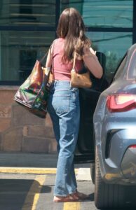 Alison Brie in a Red Top