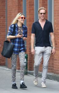 Alison Mosshart in a Blue Plaid Shirt