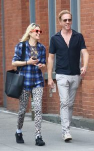 Alison Mosshart in a Blue Plaid Shirt