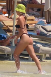 Ashley Roberts in a Black Bikini