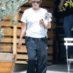 Ashley Tisdale in a White Tee Leaves the All Time Restaurant in Los Feliz 08/01/2022