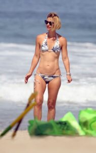 Claire Danes in a Floral Bikini