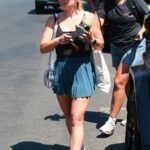 Hilary Duff in a Yellow Cap Was Seen Out in West Hollywood 08/19/2022