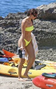 Irina Shayk in a Neon Green Bikini