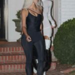 Kim Kardashian in a Black Top Leaves Kendall Jenner’s 818 Tequila Investor’s Event in Beverly Hills 08/17/2022