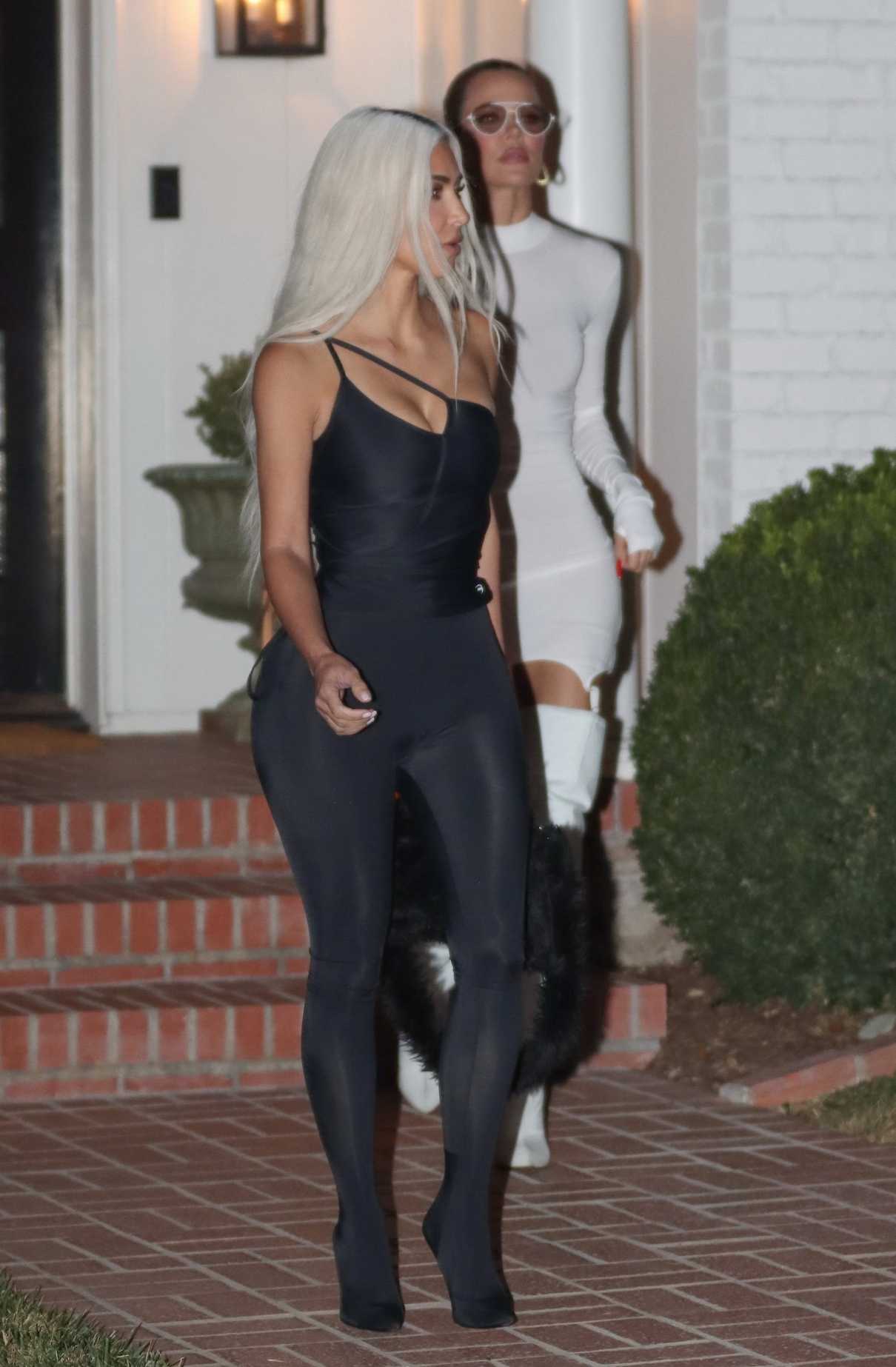 Kim Kardashian in a Black Top