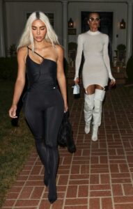 Kim Kardashian in a Black Top