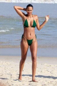 Lais Ribeiro in a Green Bikini