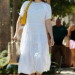 Mandy Moore in a White Dress Was Seen Out in Los Angeles 08/11/2022