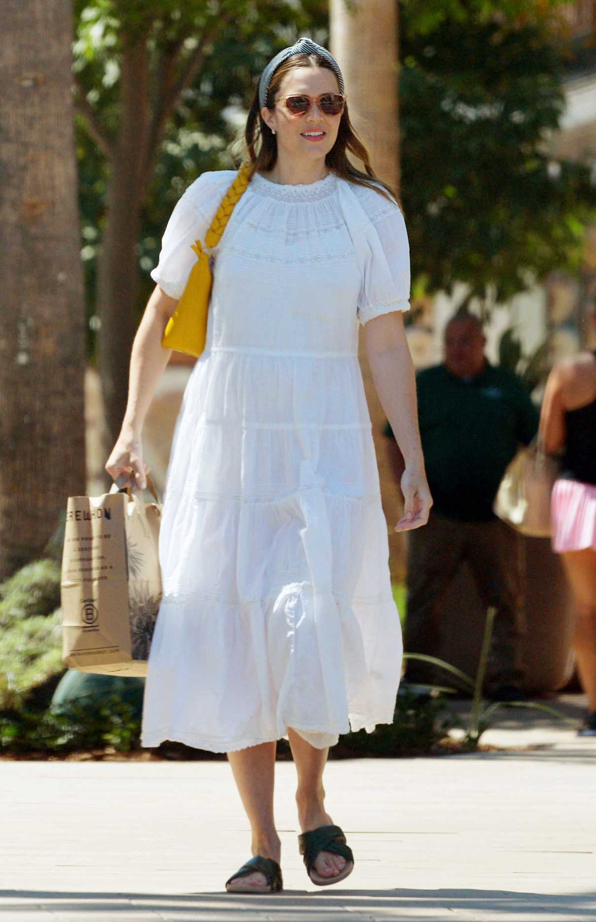 Mandy Moore in a White Dress