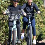 Sofia Richie in a White Sneakers Does a Bike Ride with Nicole Richie in Santa Barbara 08/07/2022