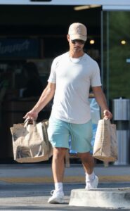 Taylor Lautner in a White Tee