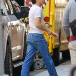 Tom Holland in a White Tee Was Seen Out in New York 08/25/2022