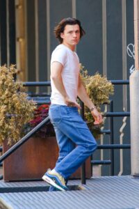 Tom Holland in a White Tee