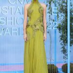 Grace Elizabeth Attends the CNMI Sustainable Fashion Awards Pink Carpet During 2022 Milan Fashion Week in Milan 09/25/2022