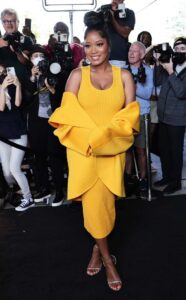 Keke Palmer in a Yellow Dress