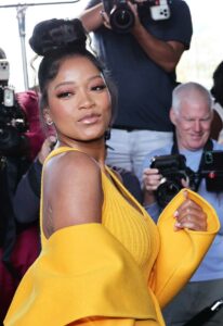 Keke Palmer in a Yellow Dress