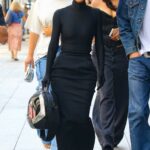 Kim Kardashian in a Black Turtleneck Was Seen Out in New York City 09/20/2022