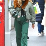 Chloe Sevigny in a Green Sweatpants Was Seen Out in Soho in New York 10/05/2022