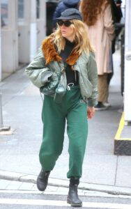 Chloe Sevigny in a Green Sweatpants