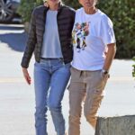 Ellen DeGeneres in a White Tee Was Seen Out with Portia De Rossi in Santa Barbara 10/26/2022