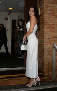 Jenna Dewan in a White Dress
