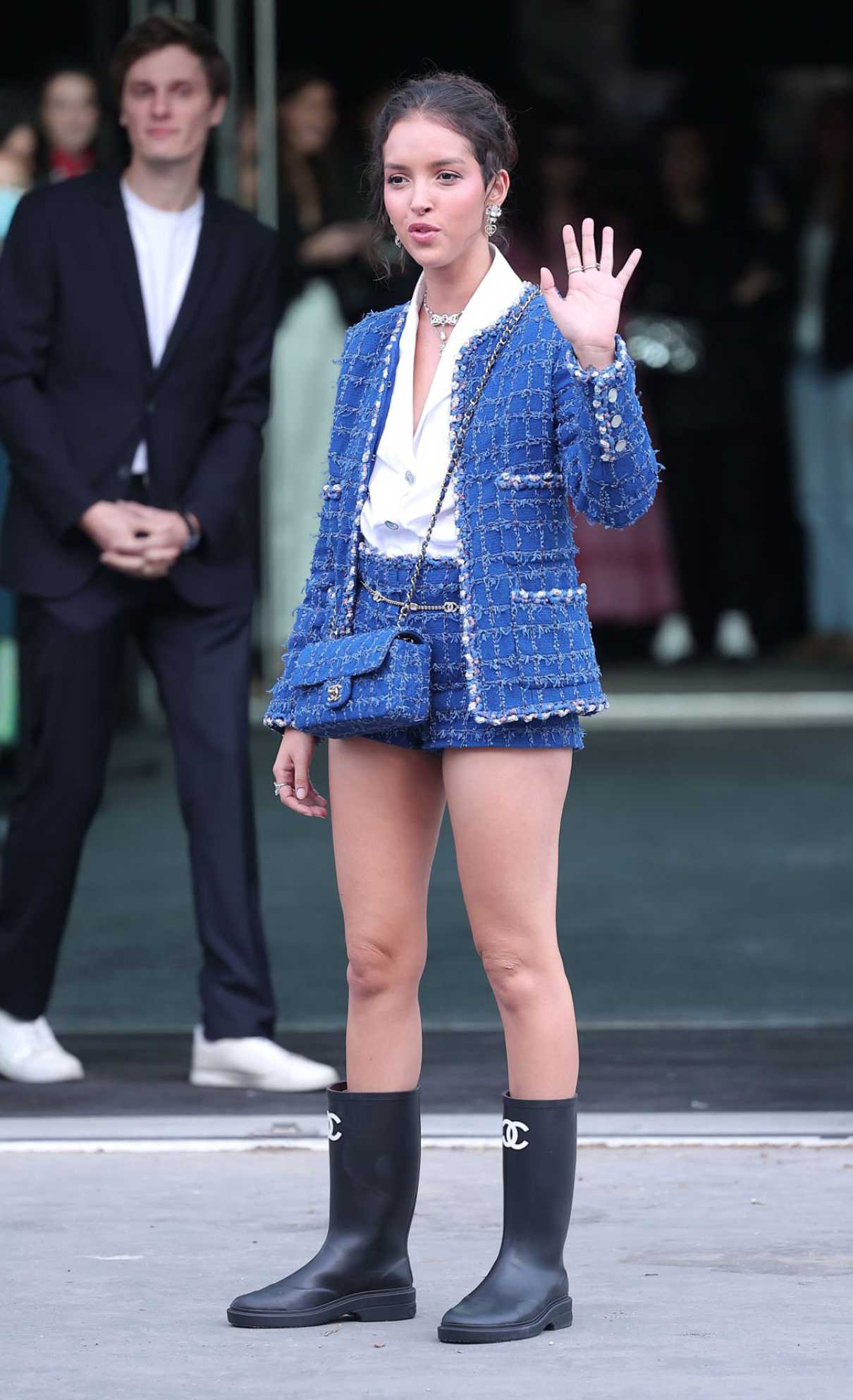 Lyna Khoudri Attends the Chanel Womenswear Fashion Show During 2022