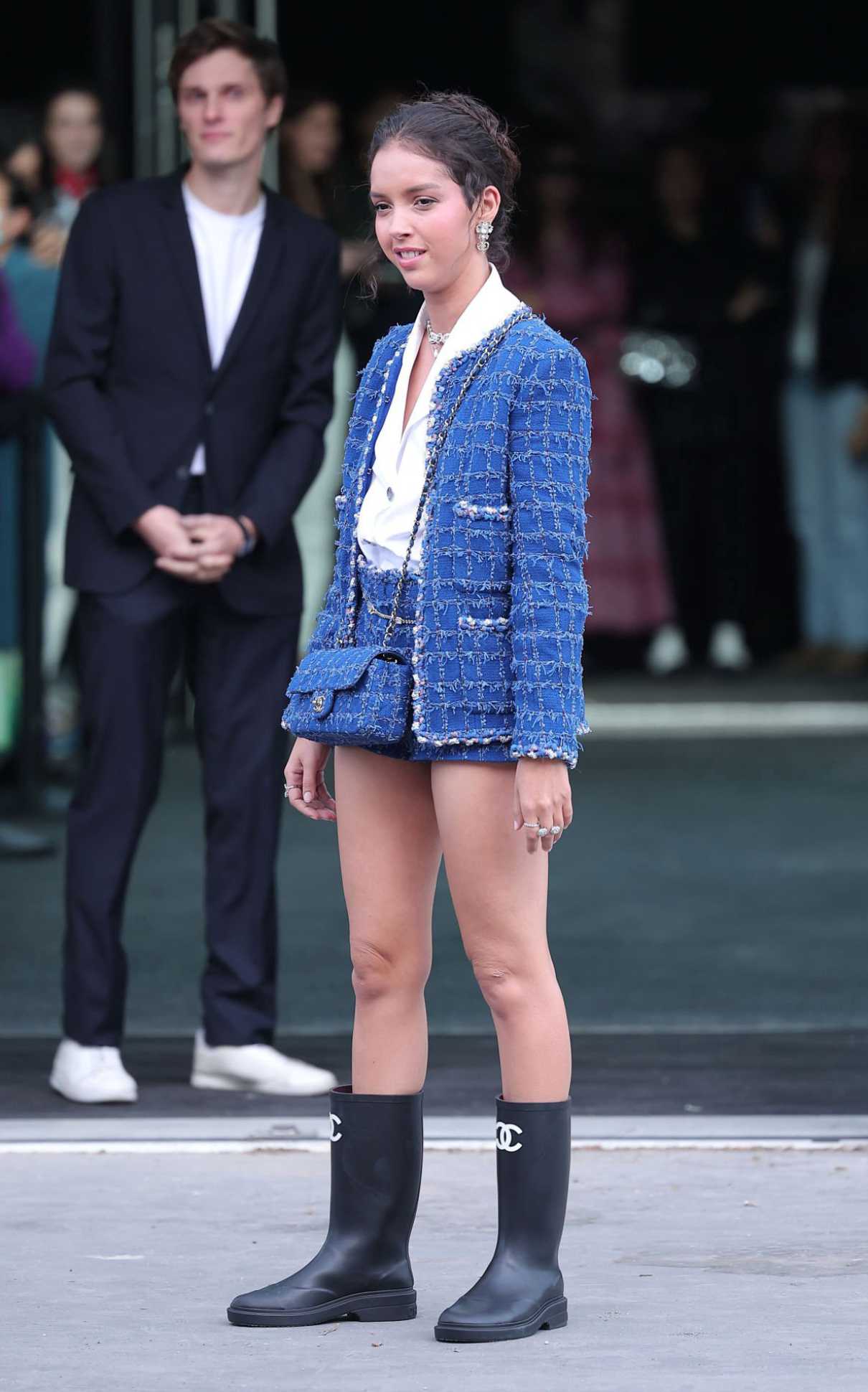 Lyna Khoudri Attends the Chanel Womenswear Fashion Show During 2022