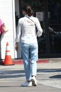 Mila Kunis in a White Shirt