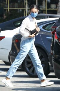 Mila Kunis in a White Shirt